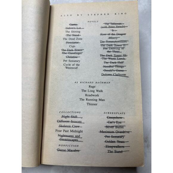 Stephen King Paperback Book Insomnia - Picture 3 of 4